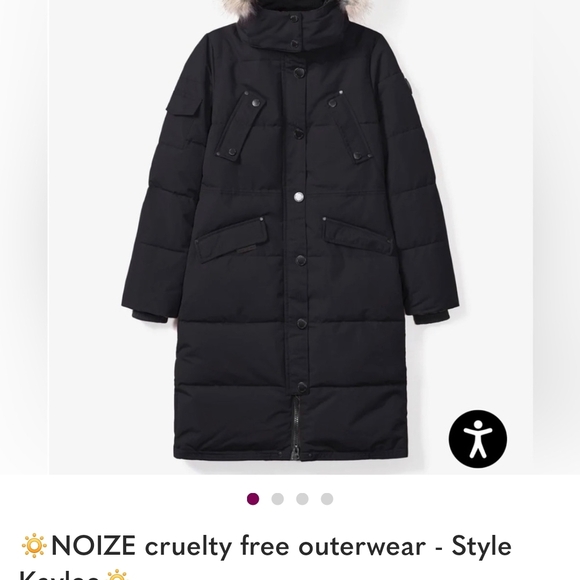 Noize Women's Dark Puffer Coat - Picture 4 of 13